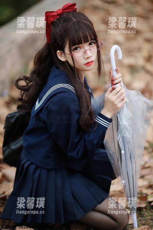 喵糖映画 - lovely呆玄的JK写真：原图精选，简直就是无意间的可爱！